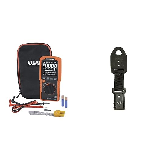 Klein Tools Multimeter and Magnetic Hanger Bundle
