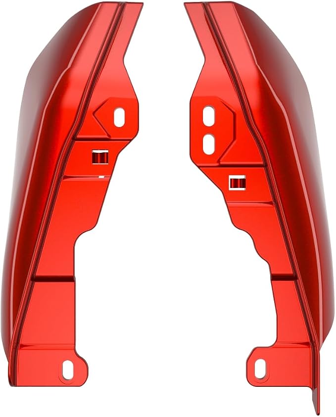 Advanblack 2024 RG Mid Frame Air Deflectors Compatible for Harley Touring Street Glide, Road King, Electra Glide, 2009-2025(Whiskey Fire)