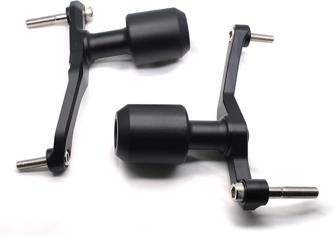 MZS Motorcycle Frame Sliders Compatible with GSX-8R GSX8R 2023-2026, Falling Anti Crash Protector Guards No Cut Kits Aluminium Black