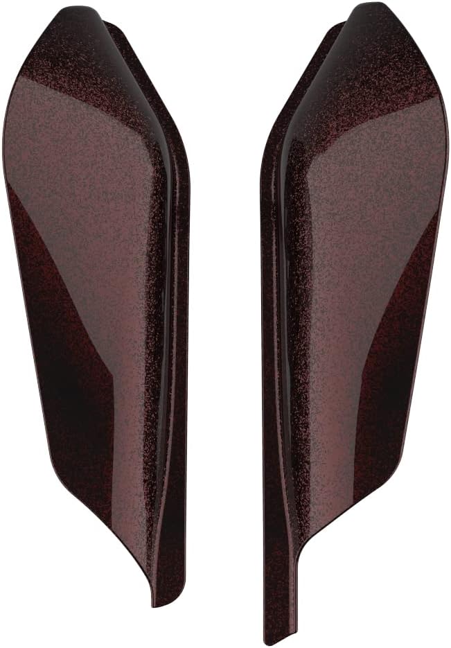 Advanblack 2024 RG Mid Frame Air Deflectors Compatible for Harley Touring Street Glide, Road King, Electra Glide, 2009-2025(Merlot Sunglo)