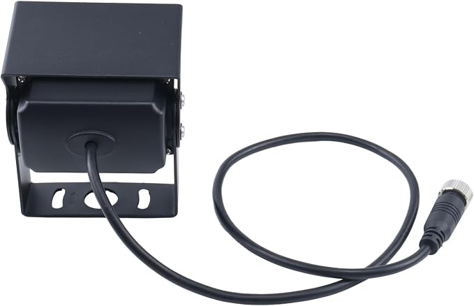 Night Vision Camera Compatible with Trailer Pickup Van RV Camper Color Rear/Front View Heated Waterproof with Audio 4-Pin Connection Black Replace for Buyers 8881211