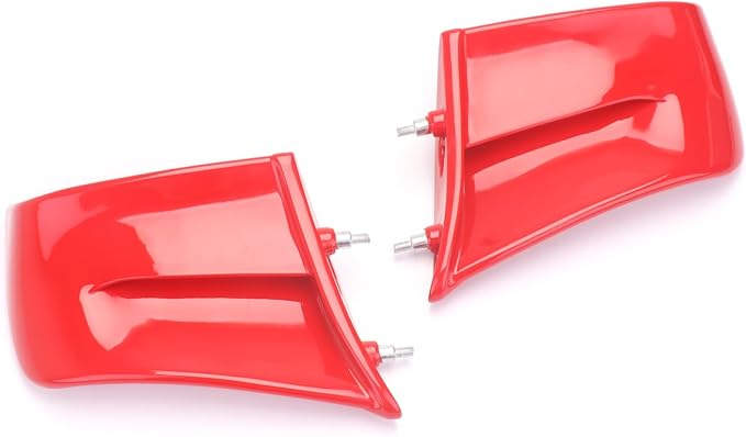 for Panigale Accessories Motorcycle Fairing Wind Fin Air Deflector Red Side Spoiler Wing for Ducati Panigale V4 V4S 2022-2024, Motorcycle Body Work Fairing Kits (Glossy Red)