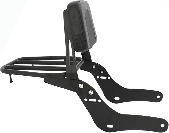 Passenger Sissy Bar with Luggage Rack Backrest Fit for Honda Rebel 1100 CMX1100 2021 2022 2023, Black