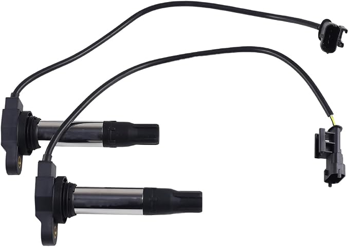 2 PCS Ignition Coils Compatible with Ducati Ducati 848 EVO 1198 1198S 1198SP Streetfighter 848 Hypermotard 1100 EVO, Replace 38010144B, 78417001