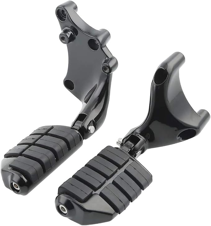 Passenger Pillion Seat with Passenger Anti Vibration Rubber Footpeg Mount Kit fits for Harley 2016-2022 Sportster Iron 883 XL883N Models