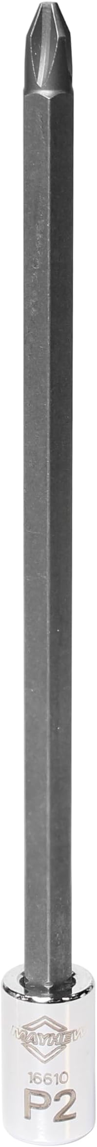 Mayhew Tools 16041 Phillips Insert Socket Bit Set, Chrome, 7-Piece Long-Length