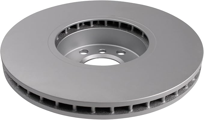TRQ Front Brake Rotor Set G Coated Vented Compatible with 2007-2018 BMW X5 2011-2019 X6