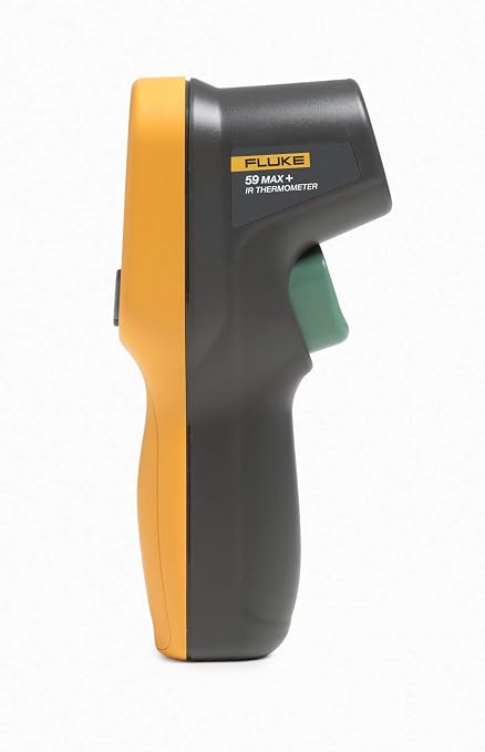 Fluke 59 Max+ Infrared Thermometer, Yellow, 59 max Plus, 10:1 DTS Ratio, FLUKE-59 MAX+ NA