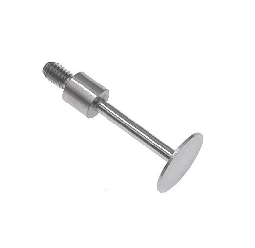 SUXING Flat Contact Points for Dial Indicator Depth 0.5mm Thickness 10 mm Diameter 4-48 UNF Thread 20 mm Length(4-48UNF D10L20)