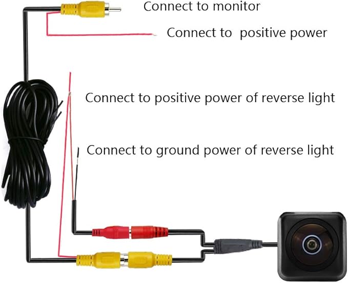 AHD/CVBS Car Rear View Camera's Fisheye Trunk Handle Camera with RCA Cable & Vehicle-Camera for Audi A4 A4L A8 A8L Q3 A5 Q5 S5 / Volkswagen VW Passat Lingyu Lavida Tiguan Touareg (CVBS)