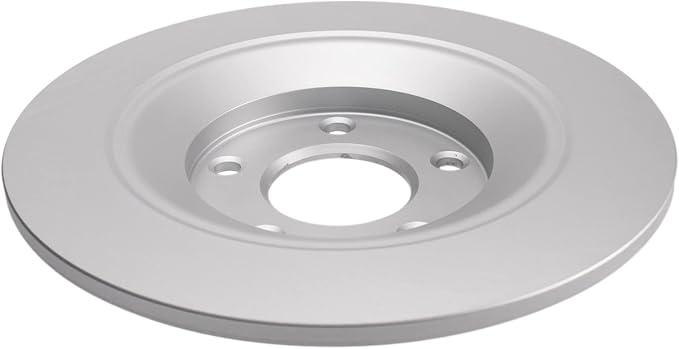 TRQ Rear Brake Rotor Set Solid G Coated Compatible with 2013-2024 Mazda CX-5 2020-2024 CX-30 2022-2023 MX-30 EV