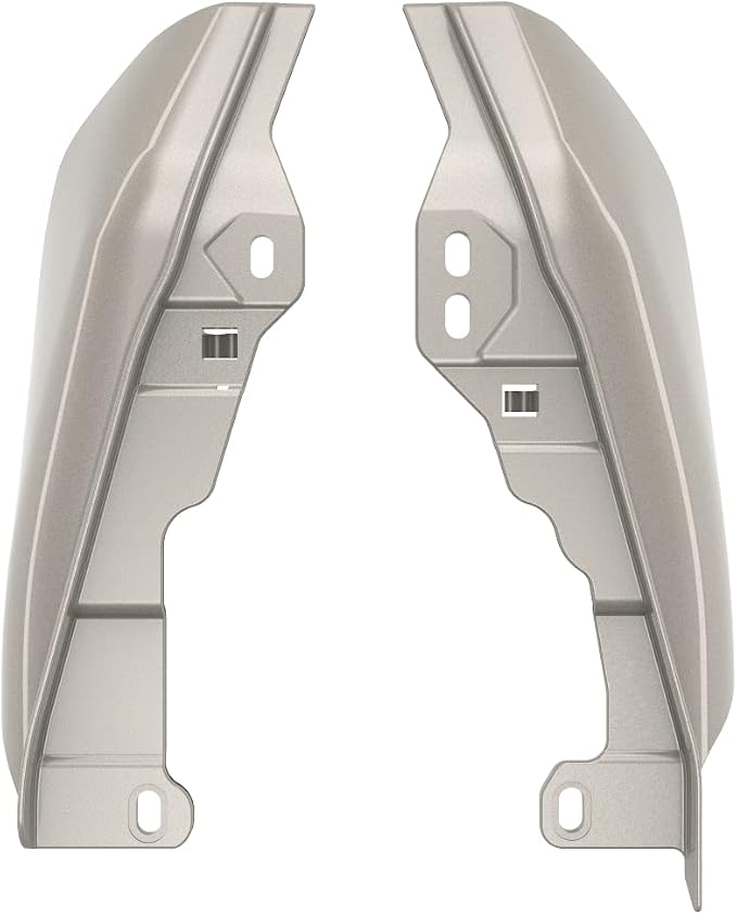 Advanblack 2024 RG Mid Frame Air Deflectors Compatible for Harley Touring Street Glide, Road King, Electra Glide, 2009-2025(White Sand Pearl)