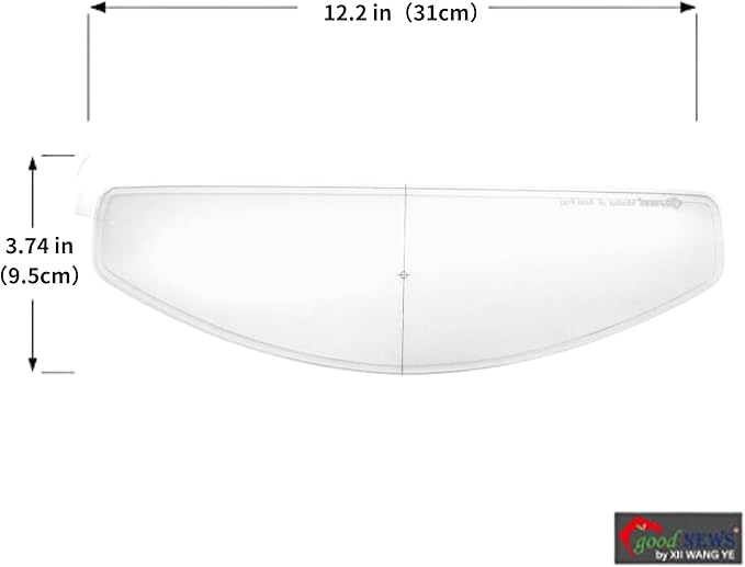 XII WY Universal Motorcycle Full Face Helmet Shield Anti Fog Film, transparent Visor Lens Insert Fog Resistant Waterproof Sticker