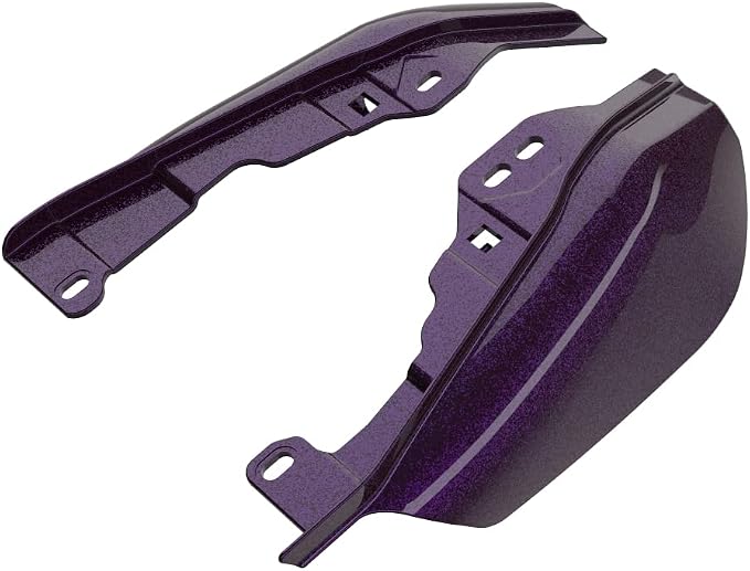 Advanblack 2024 RG Mid Frame Air Deflectors Compatible for Harley Touring Street Glide, Road King, Electra Glide, 2009-2025(Hard Candy Mystic Purple Flake)