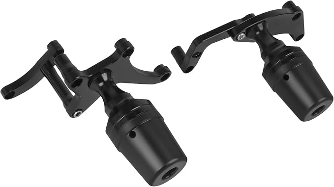 Motorcycle Frame Sliders No Cut Kits Falling Crash Protector Guard Replacement for Ducati Panigale V4 Panigale V4S 2025 2026 (black)