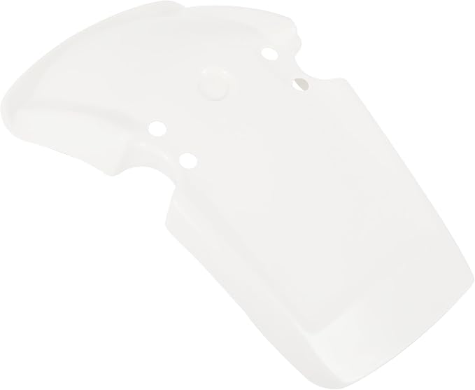 ALMULOO Front Fender Plastic ABS White Compatible with 1983-1985 Honda ATC200X Three‑Wheeler Mud Guard