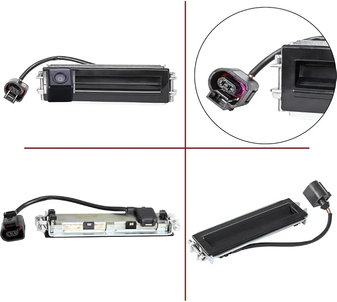 170 Degree Rear View Parking Camera Car Trunk Handle Backup Camera Replacement for VW Bora Variant Golf IV 4 MK4 Touareg 7LA Passat B5 3B6 Porsche Cayenne 9PA 955