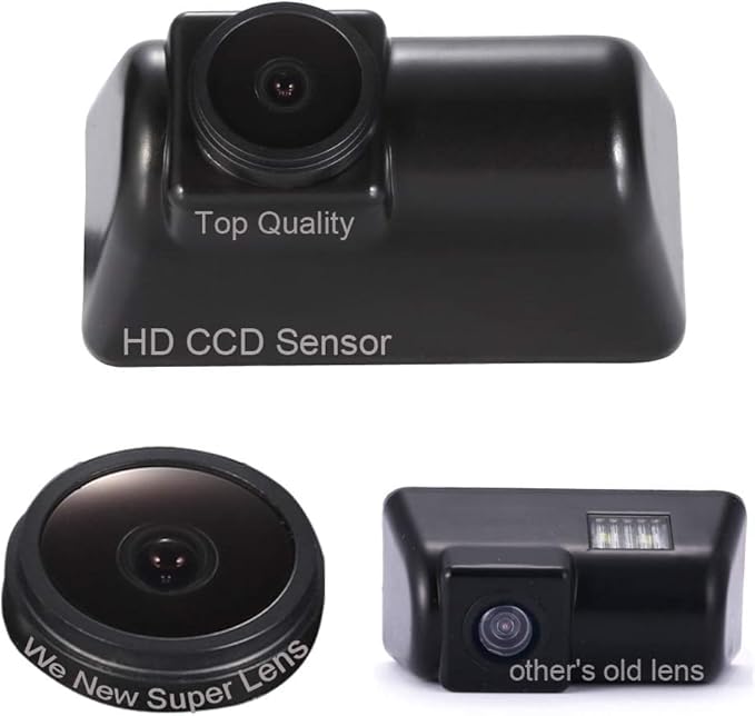 HD 1280x720 Pixels 1000 TV Lines License Plate Light Reverse Rear View Camera Parking Aid replacement for Ford Transit MK6(2000-2006) Ford MK7(2007-2013) Tourneo Connect 2012