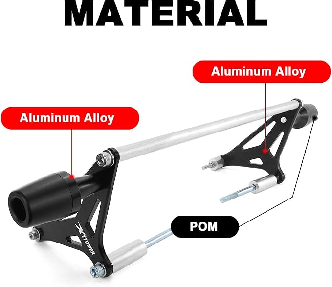 Xitomer Frame Sliders Compatible with VULCAN S 2015-2024 VULCAN 650 S Crash Pad Motorcycle Falling Crash Protection