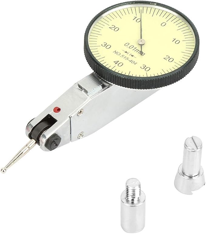 Dial Test Indicator, Lever Test Indicator Aluminum Dial Gauge Meter Tool for Precise Measurement