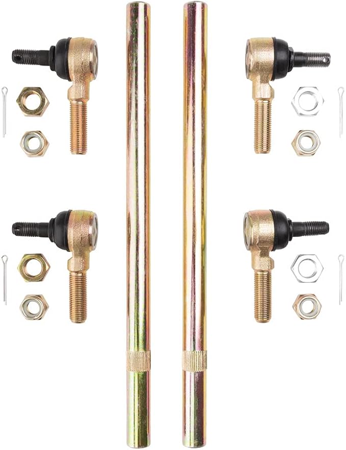 Tusk Tie Rod Upgrade Kit Front Steering Heavy Duty 12mm Ends for Off‑Road ATV Suspension Replacement Compatible With HONDA TRX 400EX 1999-2008/TRX 400X 2009-2014 - TK-52-1021