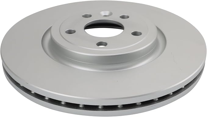 TRQ Front Brake Rotor Set G Coated Vented Compatible with 2017-2020 Jaguar F-Pace 2018-2020 Land Rover Range Rover Velar