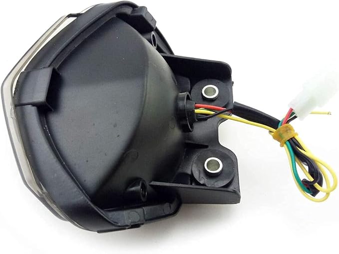 MZS Motorcycle Tail Light Turn Signal LED Integrated Blinker Compatible with EX 250 EX250 2008 2009 2010 2011 2012 Smoke