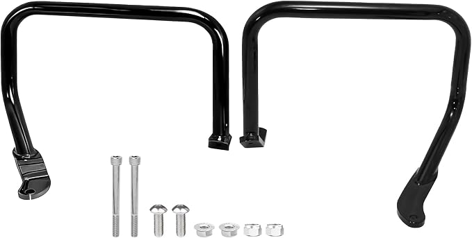 Saddlebag Guard Rails Rear Support Bar for 2000-2017 Harley Softail Heritage, Heritage Classic, Softail Standard, Night Train, Springer