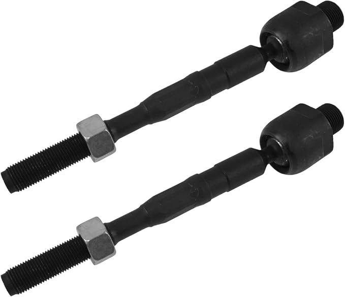TRQ Front Inner Tie Rod Set 2 Piece Compatible with 2007-2014 Ford Edge 07-15 Lincoln MKX