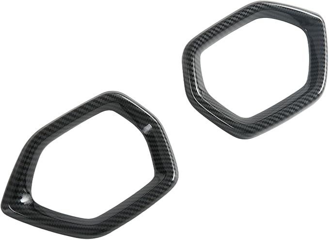 2 Pcs Front Side Air Conditioning Outlet Vent Frame Grille Cover Protection Trim for Chevrolet Trailblazer 2024-2026 Interior Accessories Decoration (Imitation Carbon Fiber Pattern)