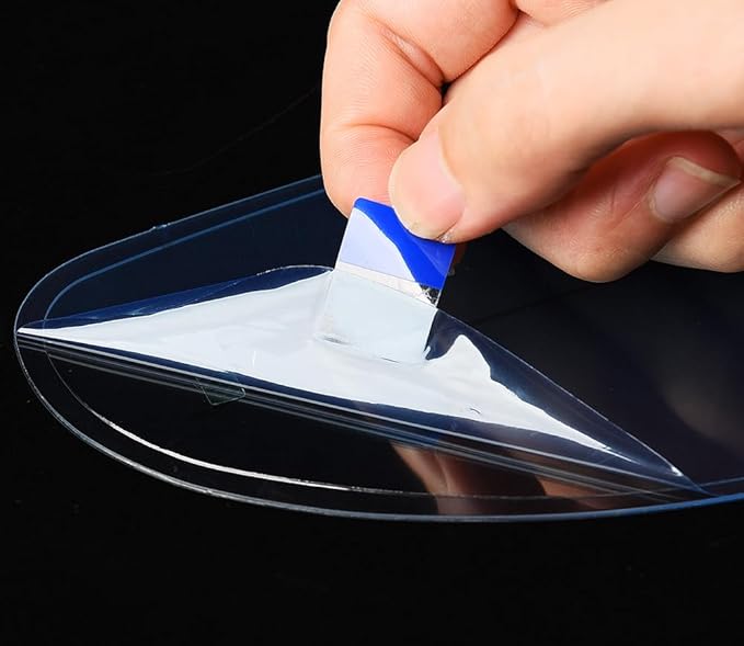 Universal Helmet Shield Anti Fog Film,Clear Visor Lens Insert Fog Resistant 3.7" x 10.7" - 2 PCS