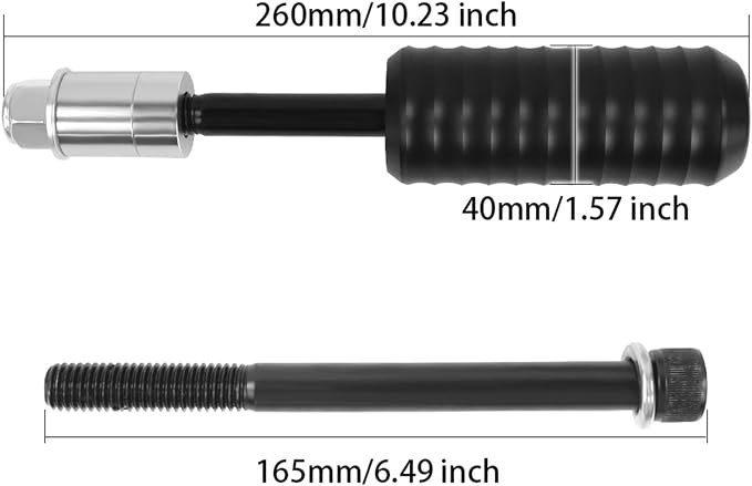 4" Motorcycle Frame Sliders Falling Crash Protector Upper Shock Mount Guards Falling Side Protector No Cut Kits Fit for Dyna 1998-2005 (Gripple Style)