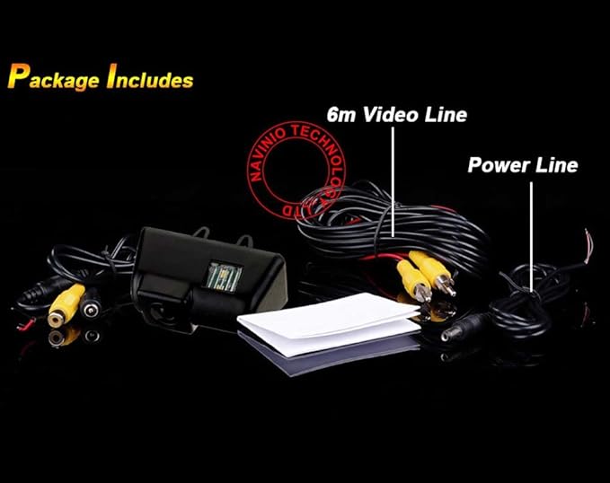 Vehicle License Plate Backup Camera, LED Night Vision Car Rear View Reverse Camera Number Plate Light License s for Ford Transit MK6 2000-2006 / MK7 2007-2013