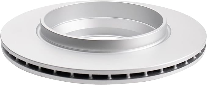 TRQ Rear Brake Rotor Set G Coated Vented Compatible with 2003-2014 Volvo XC90