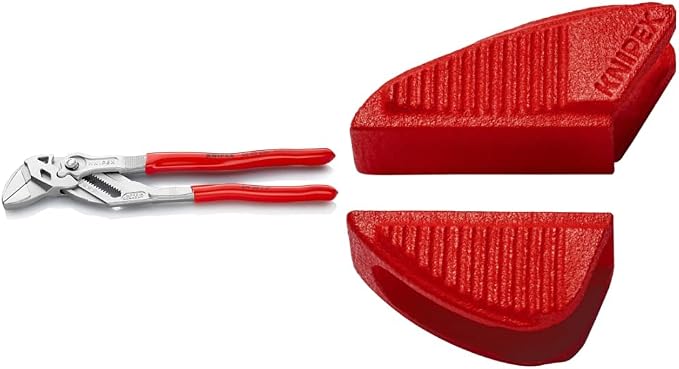 KNIPEX Tools KNIPEX 86 03 250 SBA Pliers Wrench, & - 86 09 250 V01 Tools - Jaw Protectors for New 10" Pliers Wrench 86 XX 250 (8609250V01)