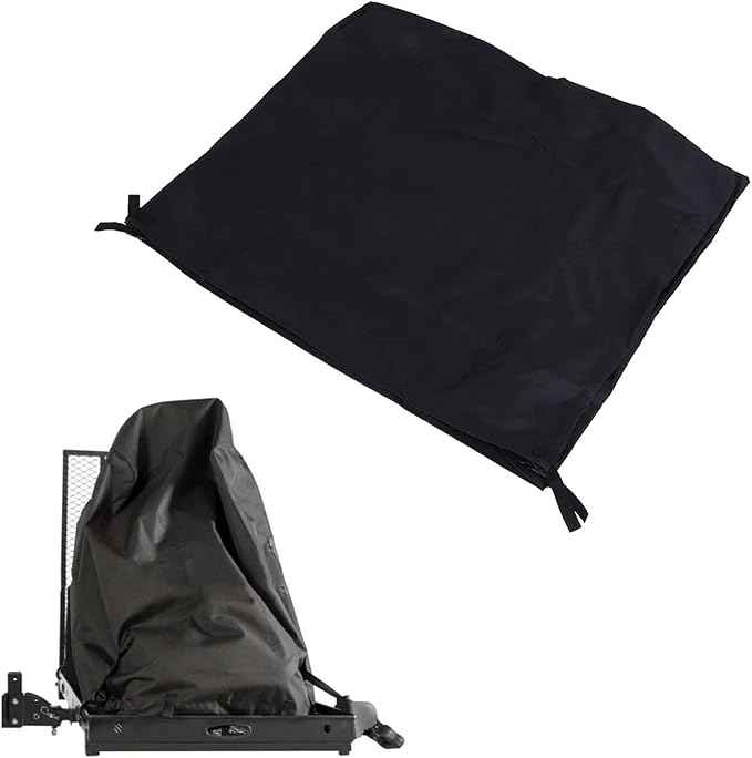 Wheelchair Cover, Foldable Electric Wheelchair Covers, 600D Oxford Cloth Wheel Chair Covers, Outdoor Transport Chair Cover with Fastener and Buckle, 44.1x22.8x38in, Black