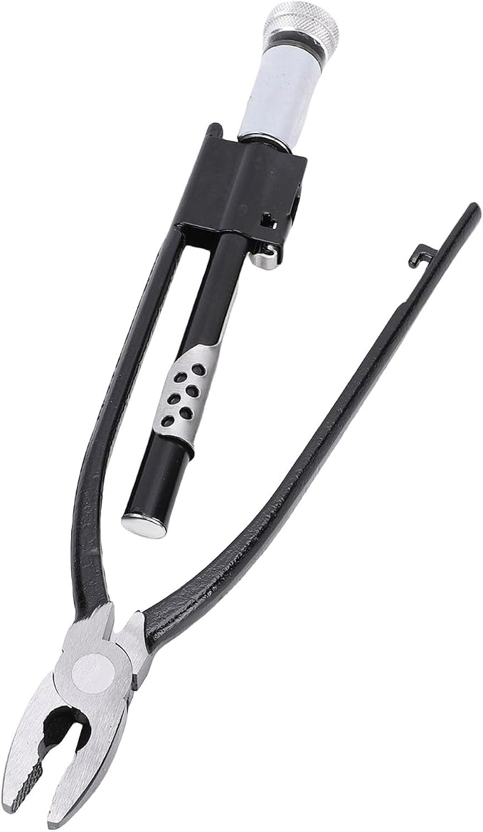 Reversible 11 Inch Safety Lock Pliers with Hardened Cutting Edges, Suitable for Aviation, Racing, Aerospace Maintenance and Repair Scenes