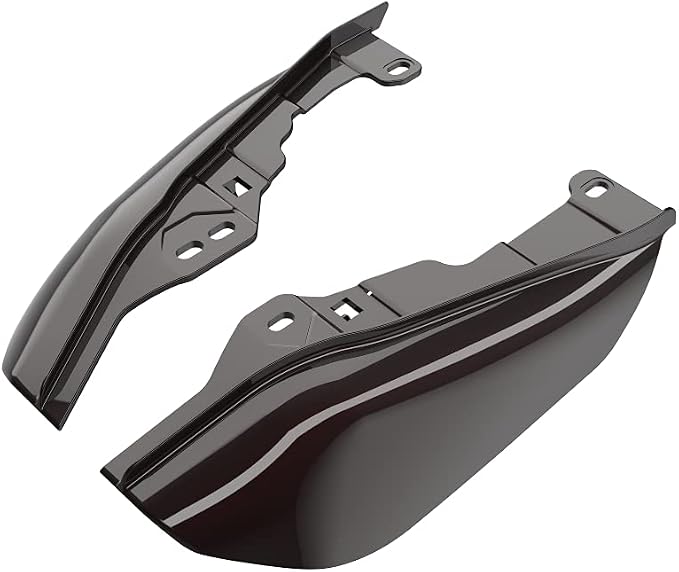 Advanblack 2024 RG Mid Frame Air Deflectors Compatible for Harley Touring Street Glide, Road King, Electra Glide, 2009-2025(Black Forest)