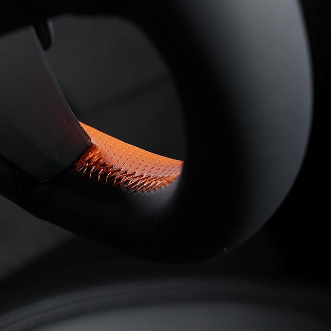 MEWANT DIY Stitching 3D Style Steering Wheel Cover Wrap for Tesla Model 3 Highland 2023-2025/Model Y 2025 Highland for Tesla Model 3/Model Y Accessories(3D Style)
