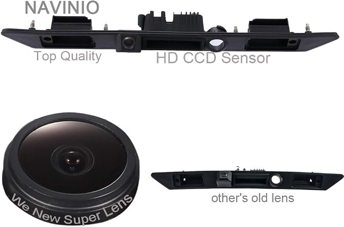 Super HD vehicle camera 1280x720 pixels 1000 TV line Car Parking Camera Night Vision Reverse Waterproof Trunk Handle back rear view camera for Audi A4 B6 B7 A3 A6 Avant Kombi S3 S6 A8 S8 RS4 RS6 A5 Q7