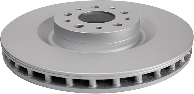 TRQ Front Brake Rotor Set G Coated Vented Compatible with 2014-2020 Fiat 500L