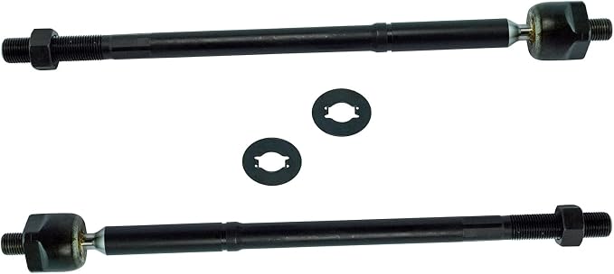 TRQ Front Inner Tie Rod Set 2 Piece Compatible with 2009-2019 Toyota Corolla 09-13 Matrix