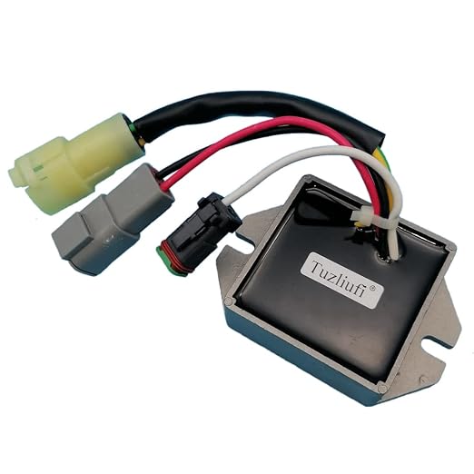 Voltage Regulator Rectifier Compatible with Ski-doo Skandic Grand Touring Legend Lynx Forest 377 440 500 600 700 800 LT RER Carb 515175661 M5446342 5446342 515-175-661 2001-2003 2004 Z221