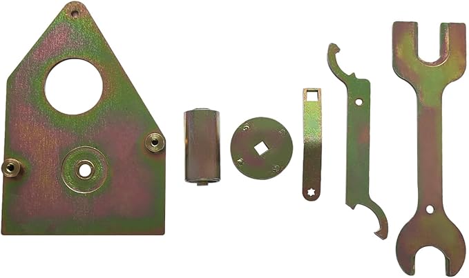 Supercharger Rebuild Tool Kit, Support Plate, Four Pin Socket, Gear Holder Tool, Shaft Holder Tool, Bearing Support Pusher For Sea Doo GTX GTR RXP RXT X Wake 185 215 255 260 CHALLENGER 180