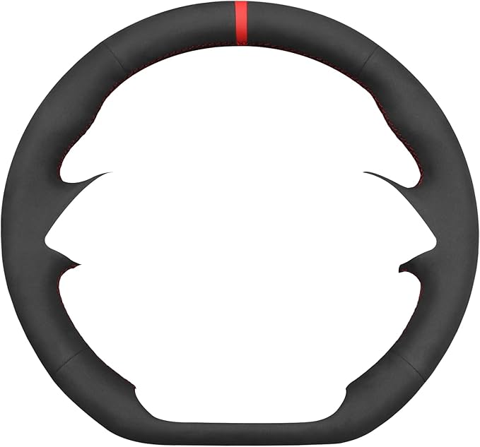 MEWANT for Camaro Steering Wheel Cover 2016-2024 Hand-Stitched for Chevy Camaro Car Steering Wheel Wrap