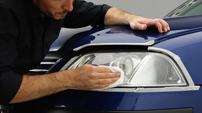 QUIXX 00084-US Headlight Restoration Kit and Lens Sealer, Permanently Restore Yellowed or Opaque Headlights To Like-New Condition for Your Automobile, Motorcycle, or Boat