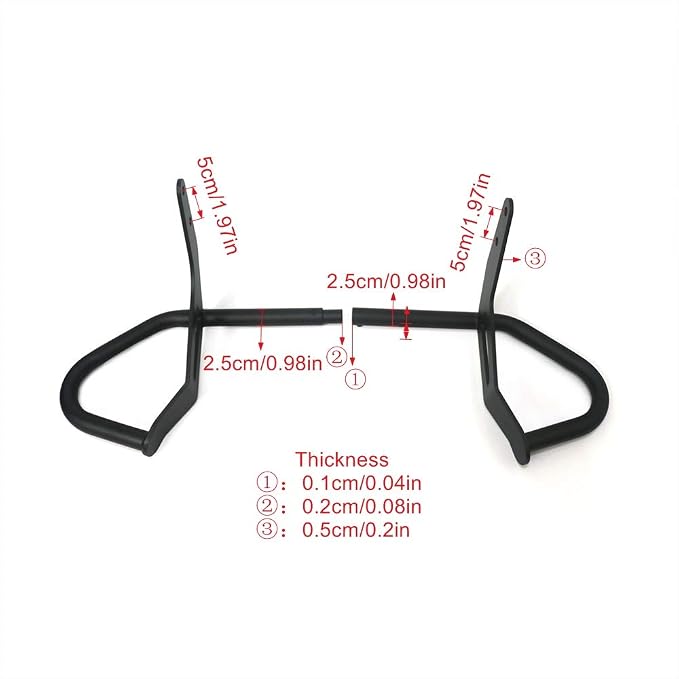 Black Engine Guard Highway Crash Bar Protecter for Yamaha Stryker 1300 XVS1300 2011 2012 2013 2014 2015 2016 2017 2018