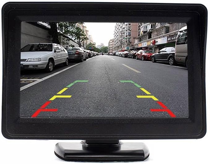 18mm HD Night Vision Waterproof Car Third Roof Top Mount Brake Light 3 Rear View Camera Parking Safety Assistant, for VW LT Mk II 2DL,2DM 2DA 2DB 2DC 2DD 2DE 2DF 2DG 2DH 2DK (with 4.3-inch Monitor)
