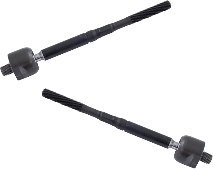 TRQ Front Inner Tie Rod Set 2 Piece Compatible with 2015-2018 Chevrolet City Express 2013-2022 Nissan LEAF 13-19 NV200 13-19 Sentra