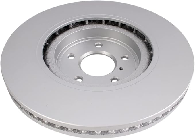 TRQ Front Brake Rotor Set G Coated Vented Compatible with 2008-2013 Infiniti G37 2009-2013 FX50 2011-2013 M37 M56 2014-2021 Q50 Q60 2014-2019 Q70 2015-2019 Q70L 2014 QX70 2009-2023 Nissan 370Z Z